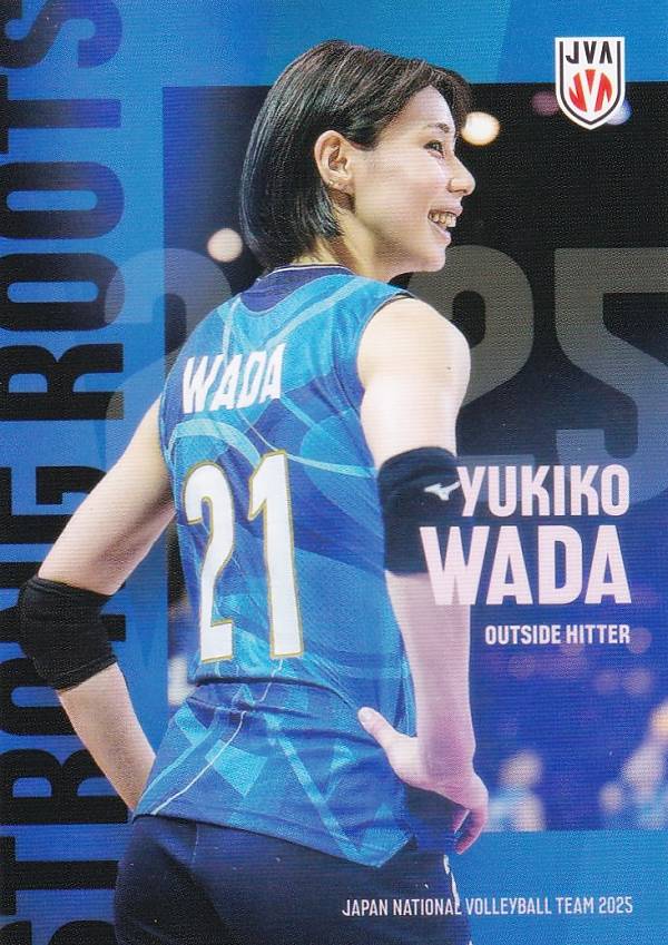 【RG58 和田由紀子 (レギュラーカード)】 バレーボール女子日本代表 2025 トレーディングカード