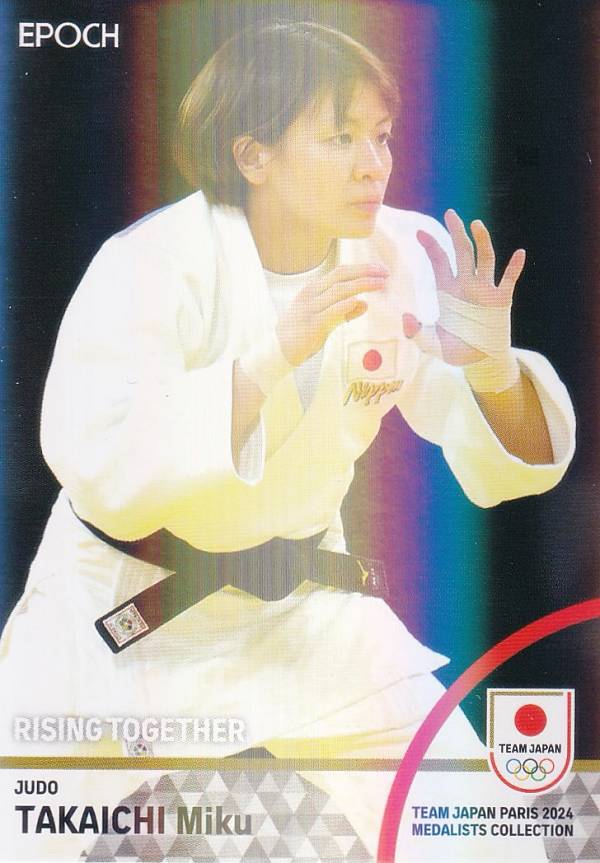 【[ホログラム版] 67 高市未来 柔道混合団体 (インサートカード/レギュラーパラレル)】 2024 TEAM JAPA..