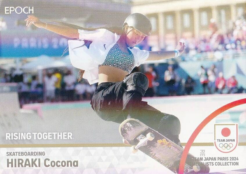 【[ホログラム版] 80 開心那 スケートボード女子パーク・銀メダル (インサートカード/レギュラーパラレ..