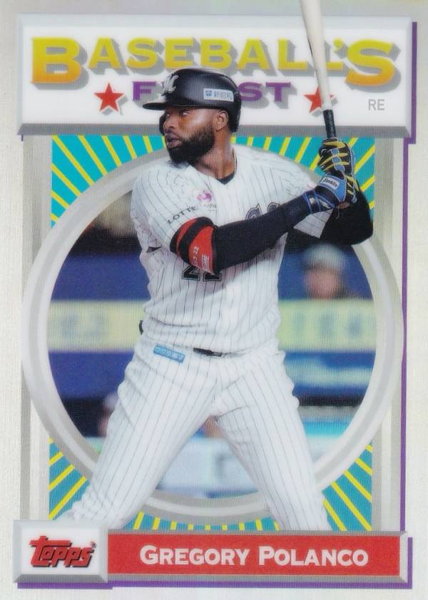 NPB ベースボールカード 93F-3 G．ポランコ 千葉ロッテマリーンズ (インサートカード/1993 BASEBALLS FINEST) 2025 Topps Finest ファイネスト