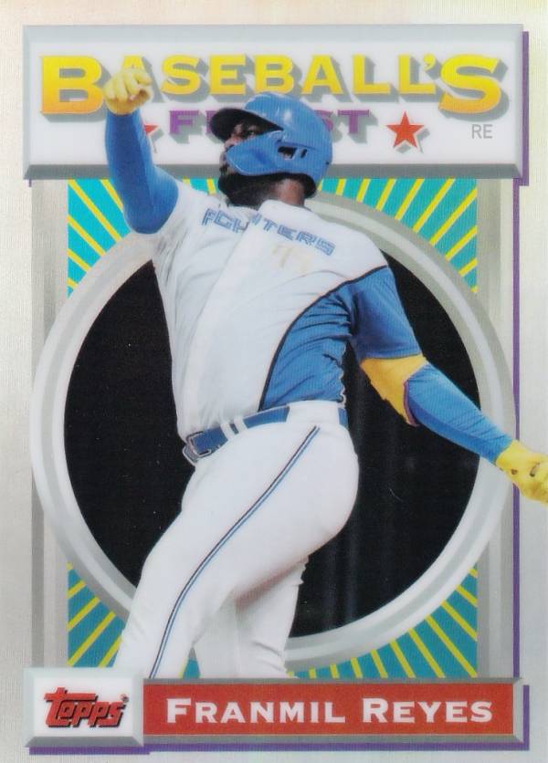 NPB ベースボールカード 93F-19 F．レイエス 北海道日本ハムファイターズ (インサートカード/1993 BASEBALLS FINEST) 2025 Topps Finest ファイネスト