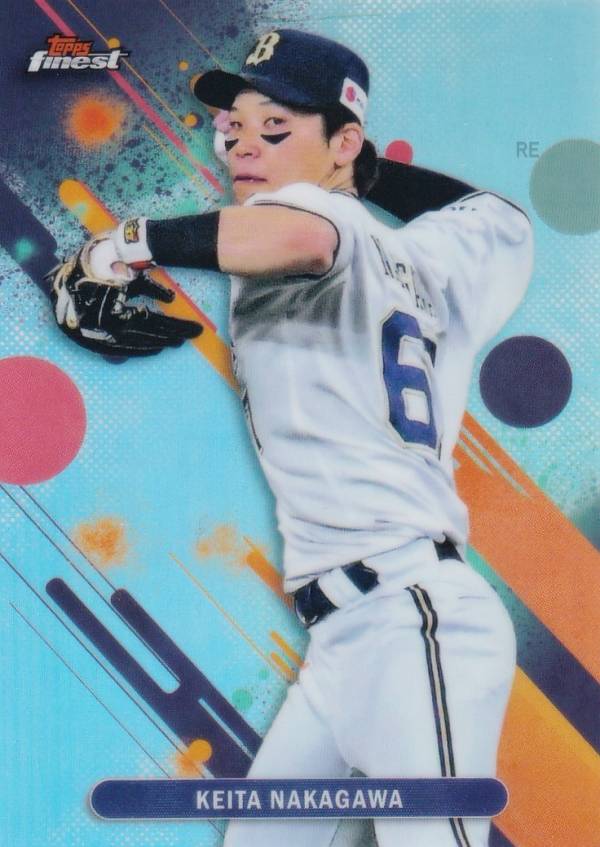 NPB ベースボールカード 216 中川 圭太 オリックス・バファローズ (ベースカード) 2025 Topps Finest ファイネスト