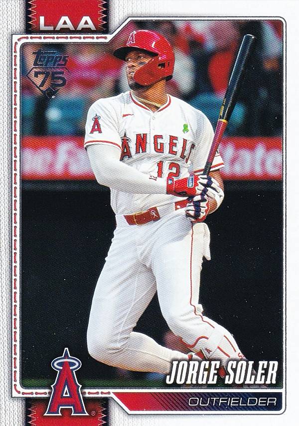 Rakuten - MLB ベースボールカード 162 Jorge Soler ロサンゼルス・エンゼルス (BASE/BASE SET) 2026 Topps Series 1
