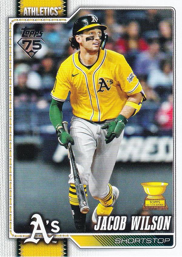 MLB ベースボールカード 240 Jacob Wilson アスレチックス (BASE/BASE  ...