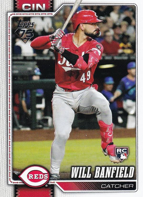 MLB ベースボールカード 247 Will Banfield シンシナティ・レッズ (BASE/BASE SET/Rookie) 2026 Topps Series 1