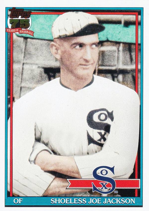 MLB ベースボールカード T91-27 Shoeless Joe Jackson シカゴ・ホワイトソックス (INSERT/1991 TOPPS BASEBALL) 2026 Topps Series 1