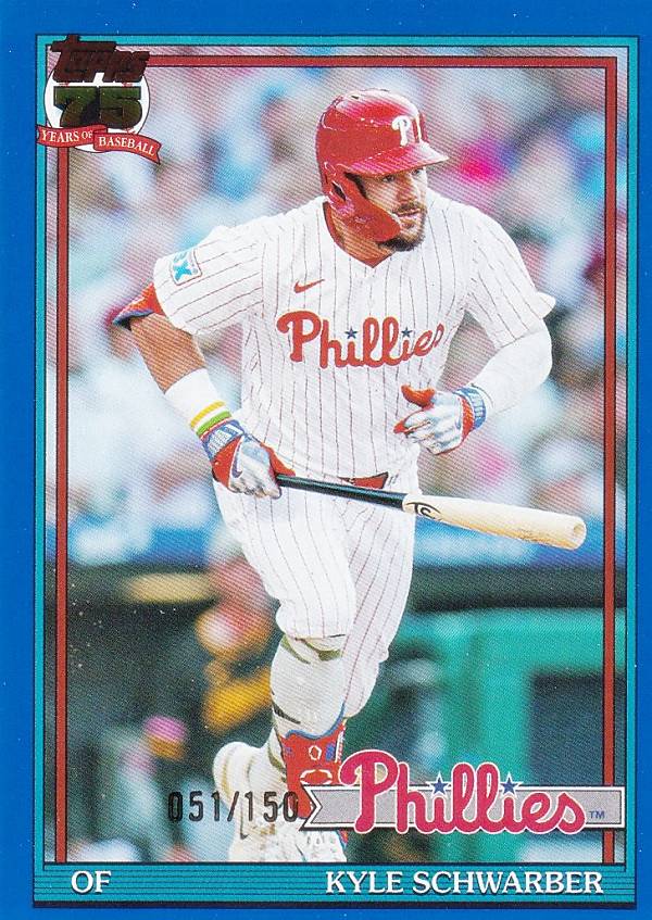 MLB ベースボールカード T91-5 Kyle Schwarber フィラデルフィア・フィリーズ (INSERT/1991 TOPPS BASEBALL) 2026 Topps Series 1