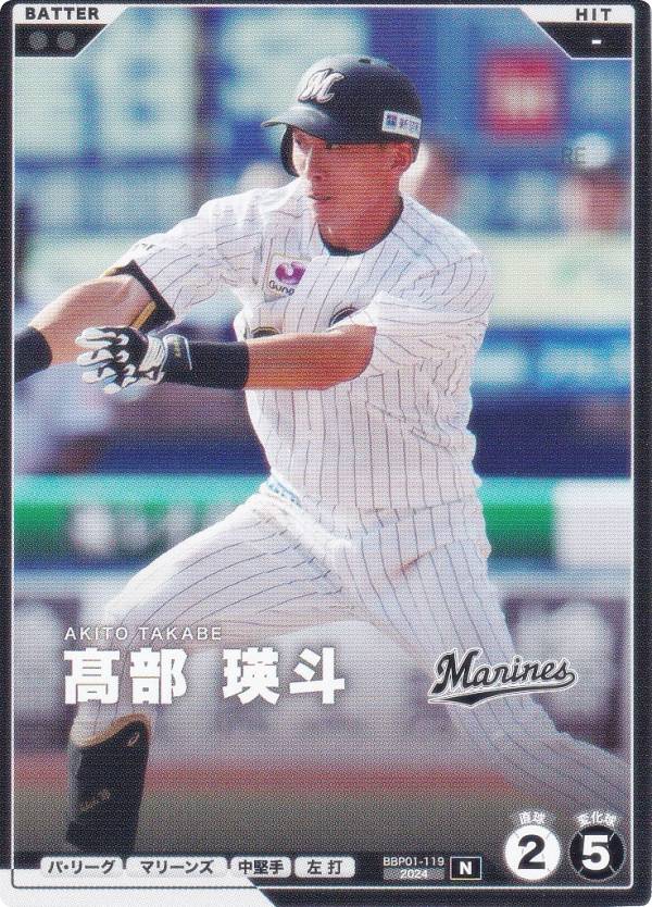 Rakuten - 【プロモ】プロ野球 ファンスターズリーグ BBP01-119 高部 瑛斗 千葉ロッテマリーンズ (N ノーマル) プロモーションパック パ・リーグ vol.1