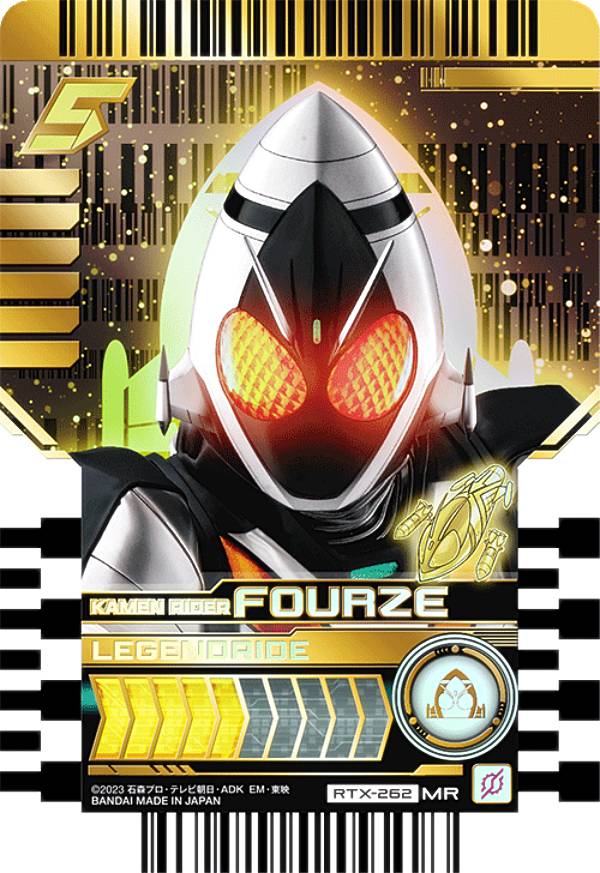 【RTX-262 KAMEN RIDER FOUAZE (MR マーベラスレア) 】 仮面ライダーガッチャード ライドケミートレカ PHASE：EX02