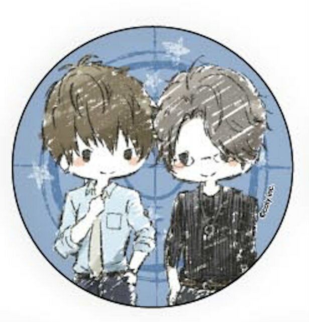 【今大路峻＆夏目春】缶バッジ スタンドマイヒーローズ 01 グラフアートデザイン