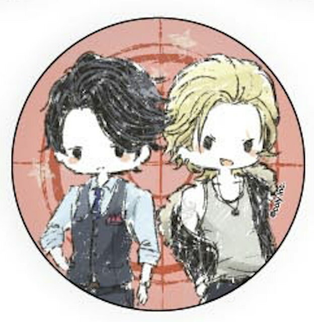 【新堂清志＆桐嶋宏弥】缶バッジ スタンドマイヒーローズ 01 グラフアートデザイン