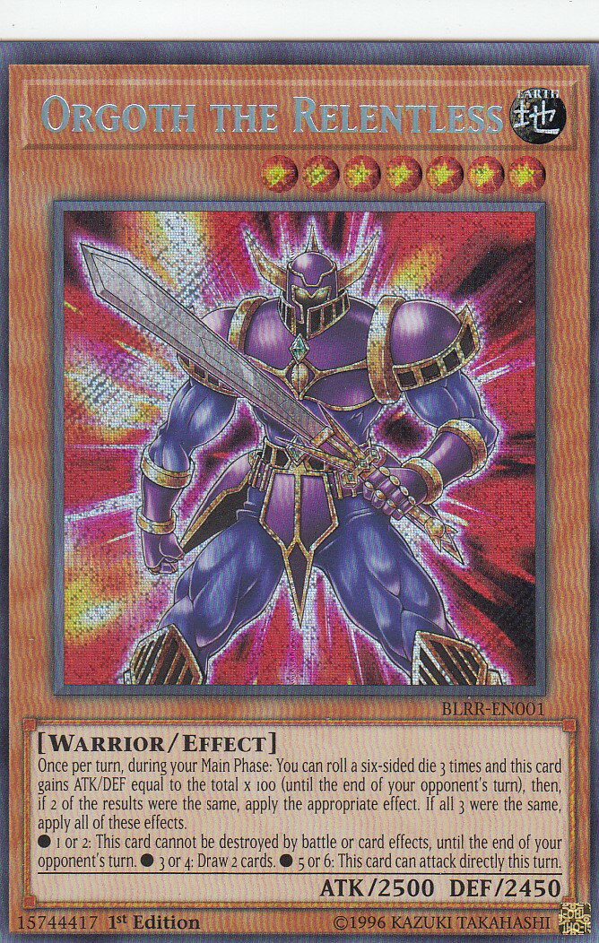 Rakuten - 遊戯王 BLRR-EN001 ゴッドオーガス Orgoth the Relentless(英語版 1st Edition シークレットレア) Relentless Revenge