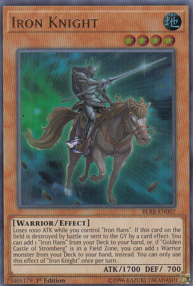 遊戯王 BLRR-EN007 鉄の騎士 Iron Knight(英語版 1st Edition ウルトラレア) Relentless Revenge