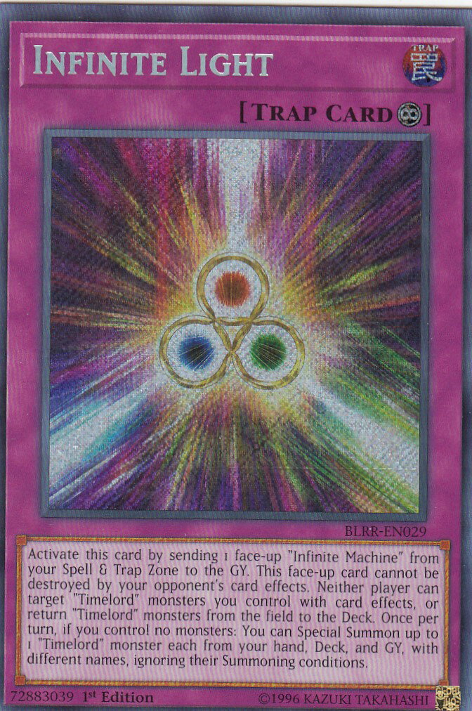 遊戯王 BLRR-EN029 無限光アイン・ソフ・オウル Infinite Light(英語版 1st Edition シークレットレア) Relentless Revenge