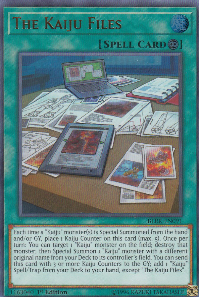 遊戯王 BLRR-EN091 壊獣の出現記録 The Kaiju Files(英語版 1st Edition ウルトラレア) Relentless Revenge