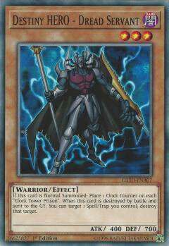 遊戯王 LEHD-ENA07 D−HERO ドレッドサーヴァント Destiny HERO - Dread Servant (英語版 1st Edition ノーマル) Legendary Hero Decks
