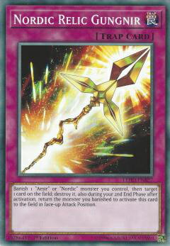 ͷ LEHD-ENB27 󥰥˥ Nordic Relic Gungnir (Ѹ 1st Edition Ρޥ) Legendary Hero Decks