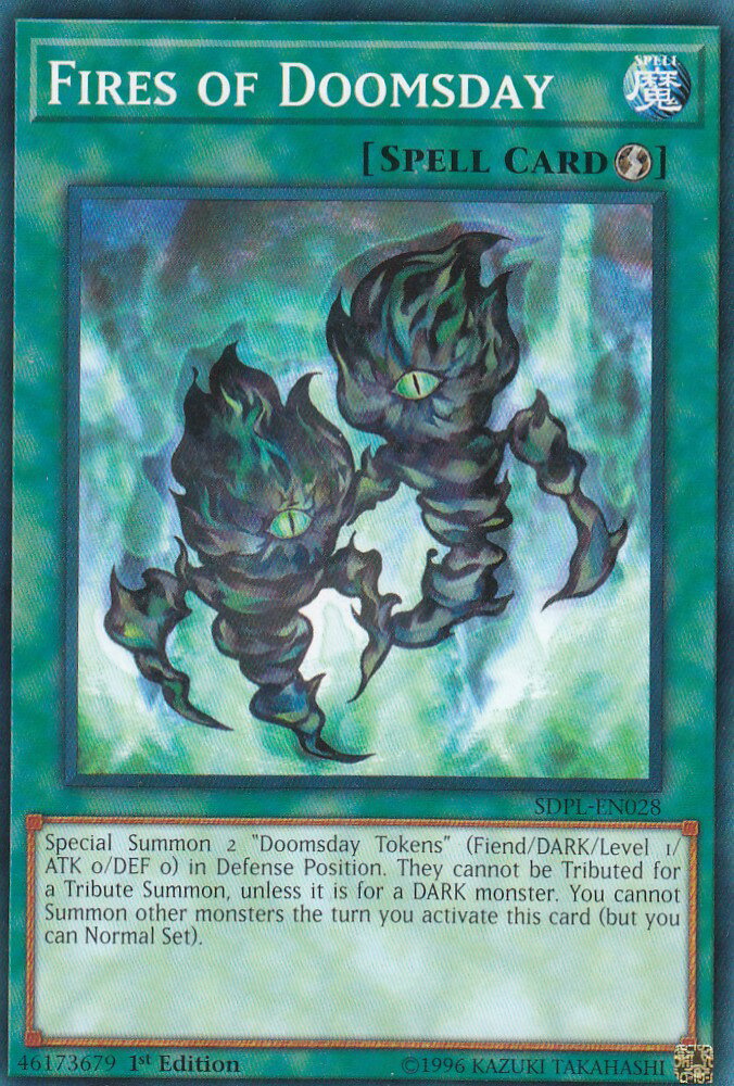 遊戯王 SDPL-EN028 終焉の焔 Fires of Doomsday (英語版 1st Edition ノーマル) Powercode Link Structure Deck