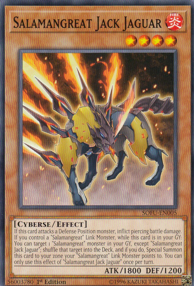 Unlimitedͷ SOFU-EN005 žJ㥬 Salamangreat Jack Jaguar (Ѹ unlimited Ρޥ) Soul Fusion Pack