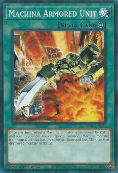 遊戯王 SR10-EN025 機甲部隊の最前線 Machina Armored Unit (英語版 1st Edition ノーマル) Mechanized Madness Structure Deck