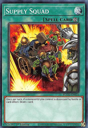 遊戯王 EGO1-EN031 補給部隊 Supply Squad (英語版 1st Edition ノーマル) Egyptian God Deck:Obelisk the Tormentor