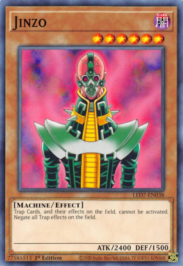 遊戯王 LED7-EN038 人造人間−サイコ・ショッカー Jinzo (英語版 1st Edition ノーマル) Legendary Duelists Rage of Ra