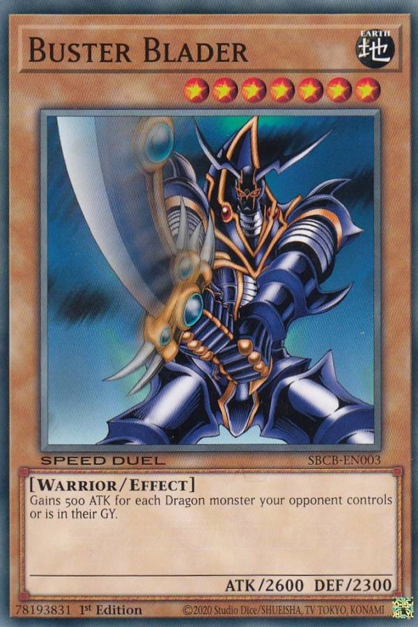 REALiZEۥӡȥ쥫2Ź㤨ͷ SBCB-EN003 Х֥쥤 Buster Blader (Ѹ 1st Edition Ρޥ Speed Duel: Battle City BoxפβǤʤ100ߤˤʤޤ