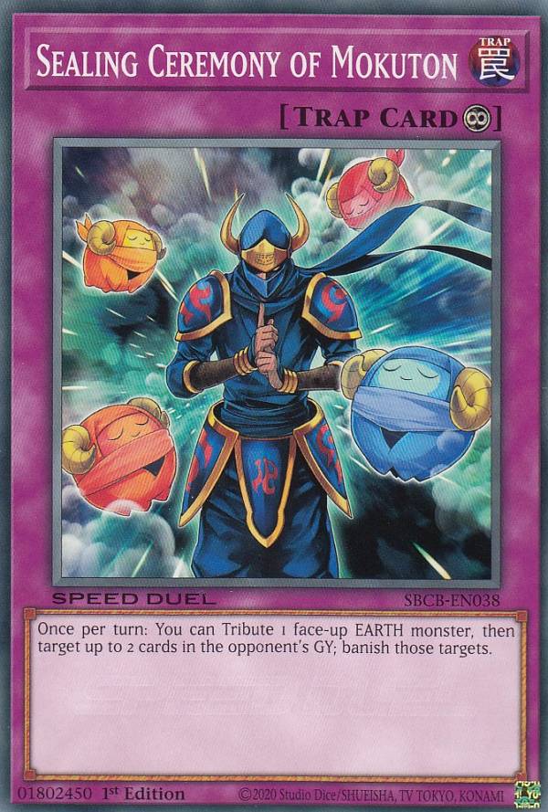 遊戯王 SBCB-EN038 木遁封印式 Sealing Ceremony of Mokuton (英語版 1st Edition ノーマル) Speed Duel: Battle City Box