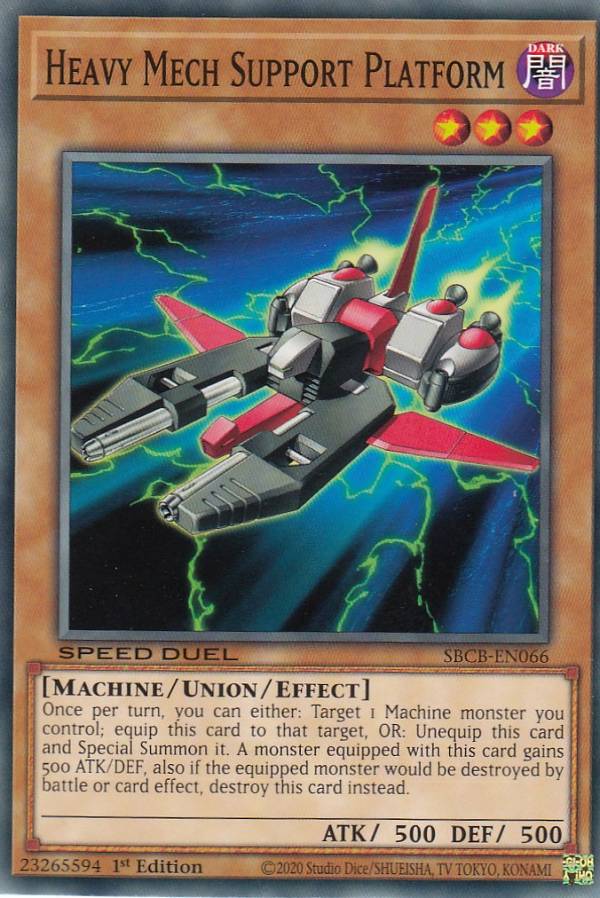 REALiZEۥӡȥ쥫2Ź㤨ͷ SBCB-EN066 ٱᥫإӡݥ Heavy Mech Support Platform (Ѹ 1st Edition Ρޥ Speed Duel: Battle City BoxפβǤʤ50ߤˤʤޤ