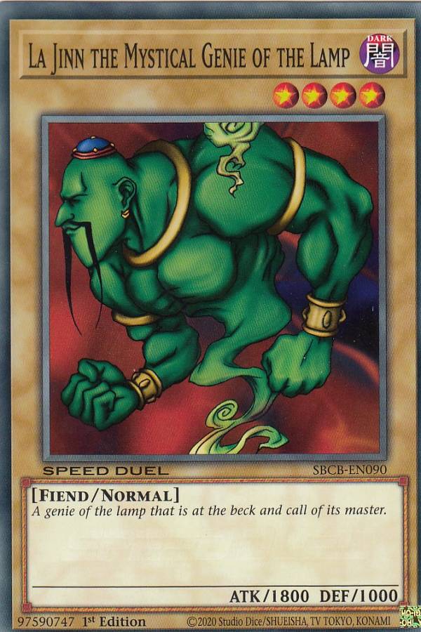 REALiZEۥӡȥ쥫2Ź㤨ͷ SBCB-EN090 פ顦 La Jinn the Mystical Genie of the Lamp (Ѹ 1st Edition Ρޥ Speed Duel: Battle City BoxפβǤʤ50ߤˤʤޤ