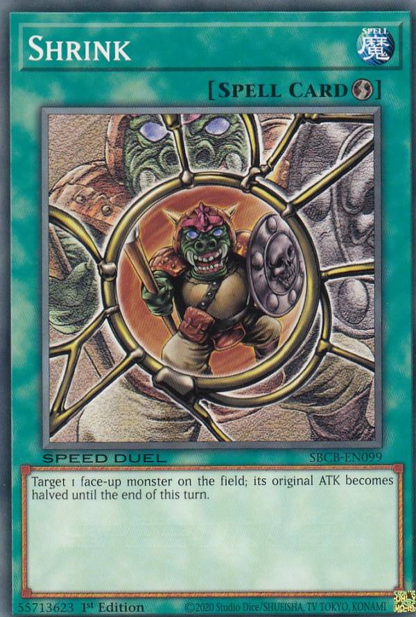 遊戯王 SBCB-EN099 収縮 Shrink (英語版 1st Edition ノーマル) Speed Duel: Battle City Box