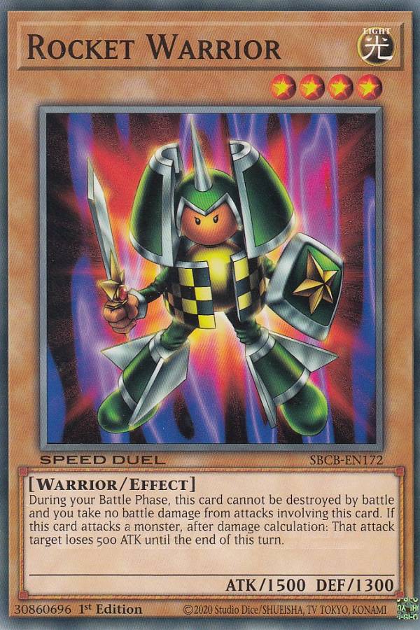 遊戯王 SBCB-EN172 ロケット戦士 Rocket Warrior (英語版 1st Edition ノーマル) Speed Duel: Battle City Box