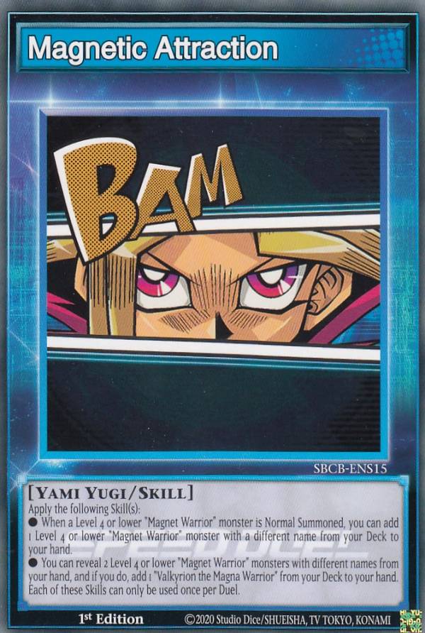遊戯王 SBCB-ENS15 Magnetic Attraction (英語版 1st Edition ノーマル) Speed Duel: Battle City Box