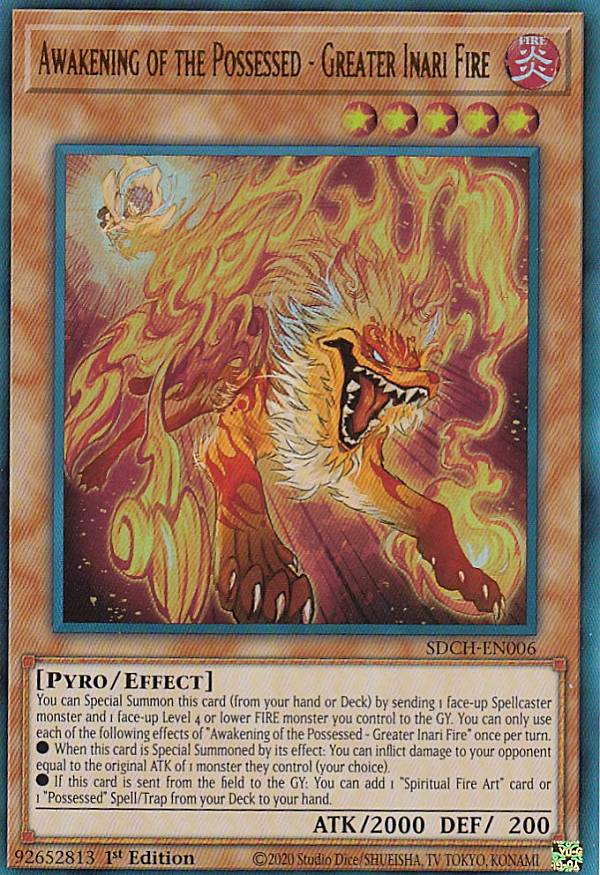 REALiZEۥӡȥ쥫2Ź㤨ͷ SDCH-EN006 ͳáٲ Awakening of the Possessed - Greater Inari Fire (Ѹ 1st Edition ȥ쥢 Spirit Charmers Structure DeckפβǤʤ50ߤˤʤޤ