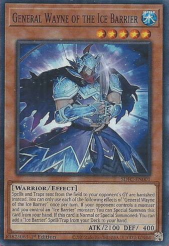 REALiZEۥӡȥ쥫2Ź㤨ͷ SDFC-EN001 ɹ볦θ׾  General Wayne of the Ice Barrier (Ѹ 1st Edition Ρޥ Structure Deck Freezing ChainsפβǤʤ40ߤˤʤޤ