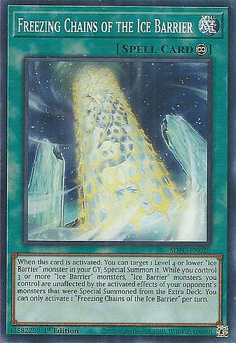遊戯王 SDFC-EN028 氷結界の晶壁 Freezing Chains of the Ice Barrier (英語版 1st Edition ノーマル) Structure Deck Freezing Chains
