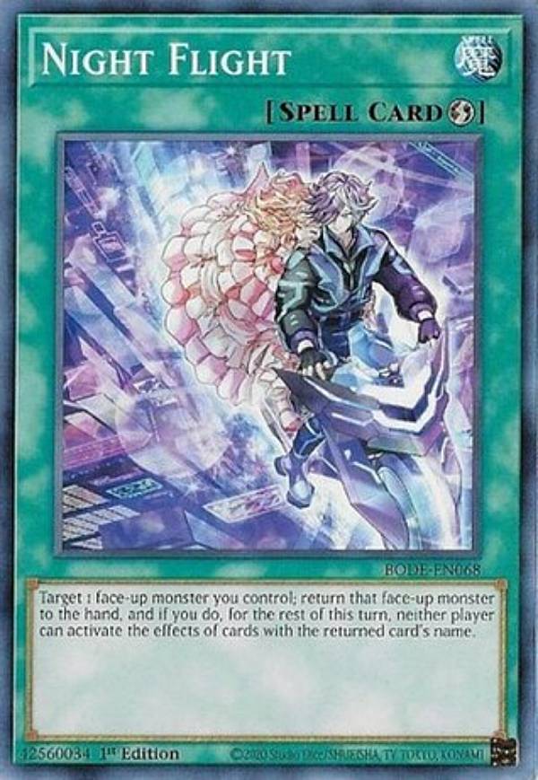 遊戯王 BODE-EN068 夜の逃飛行 Night Flight (英語版 1st Edition ノーマル) Burst of Destiny