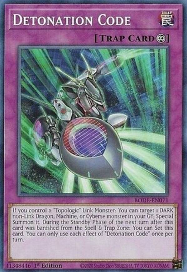 遊戯王 BODE-EN071 デトネーション・コード Detonation Code (英語版 1st Edition ノーマル) Burst of Destiny