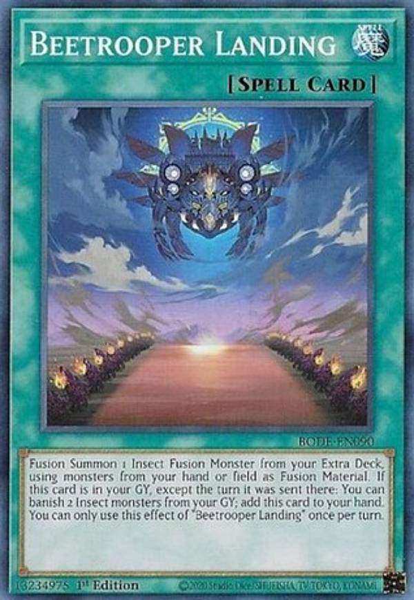 遊戯王 BODE-EN090 Beetrooper Landing (英語版 1st Edition ノーマル) Burst of Destiny