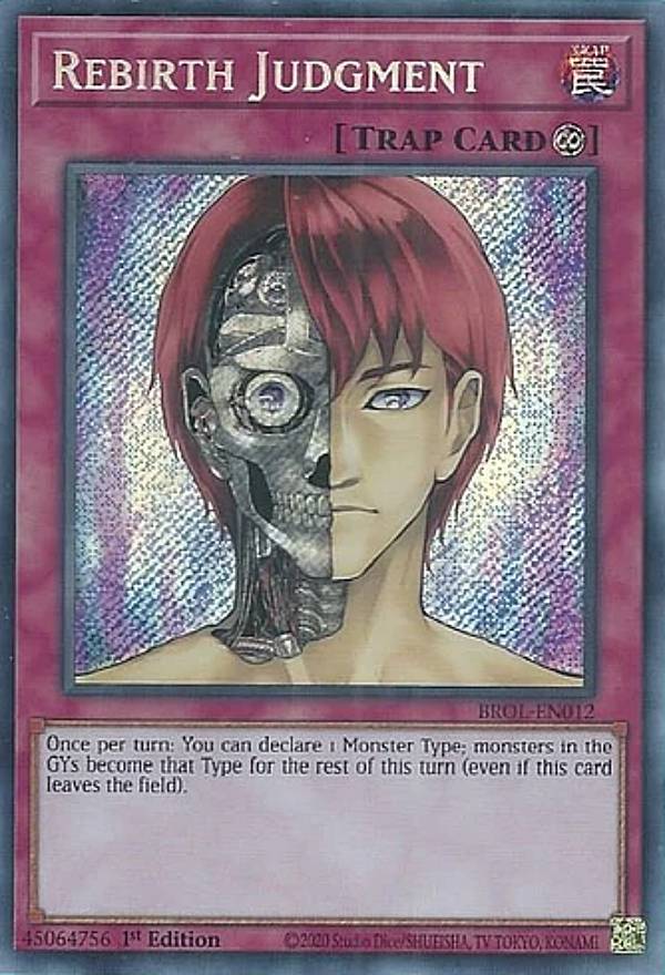 遊戯王 BROL-EN012 輪廻独断 Rebirth Judgment (英語版 1st Edition シークレットレア) Brothers of Legend