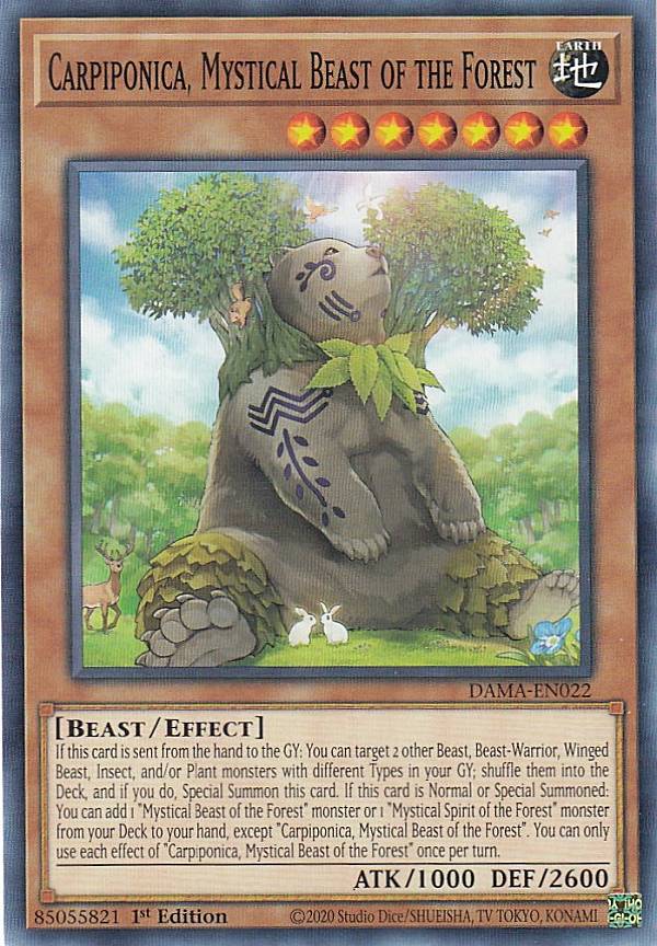 REALiZEۥӡȥ쥫2Ź㤨ͷ DAMA-EN022  ԥݥ˥ Carpiponica, Mystical Beast of the Forest (Ѹ 1st Edition Ρޥ Dawn of MajestyפβǤʤ40ߤˤʤޤ