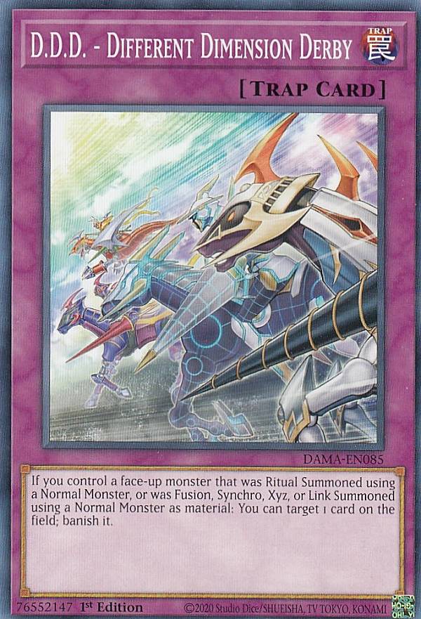 REALiZEۥӡȥ쥫2Ź㤨ͷ DAMA-EN085 D.D.D. - Different Dimension Derby (Ѹ 1st Edition Ρޥ Dawn of MajestyפβǤʤ100ߤˤʤޤ