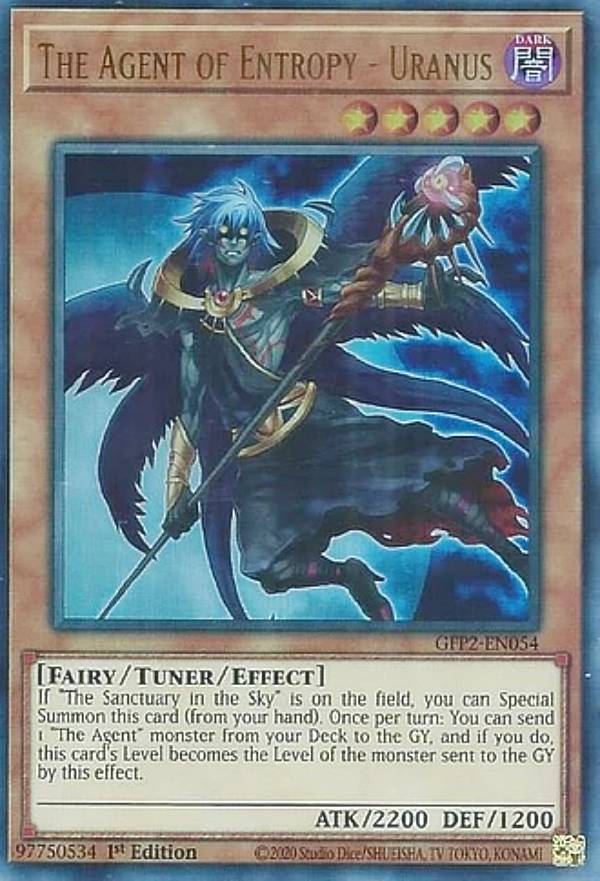 遊戯王 GFP2-EN054 死の代行者 ウラヌス The Agent of Entropy - Uranus (英語版 1st Edition ウルトラレア) Ghosts From the Past:The 2nd Haunting