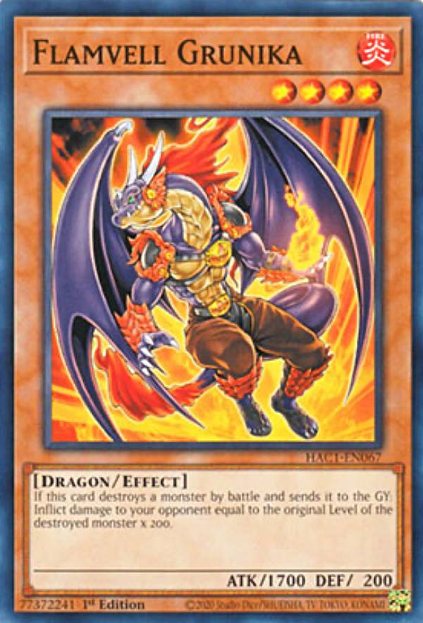 ͷ HAC1-EN067 ե٥롦˥ Flamvell Grunika (Ѹ 1st Edition Ρޥ) Hidd...