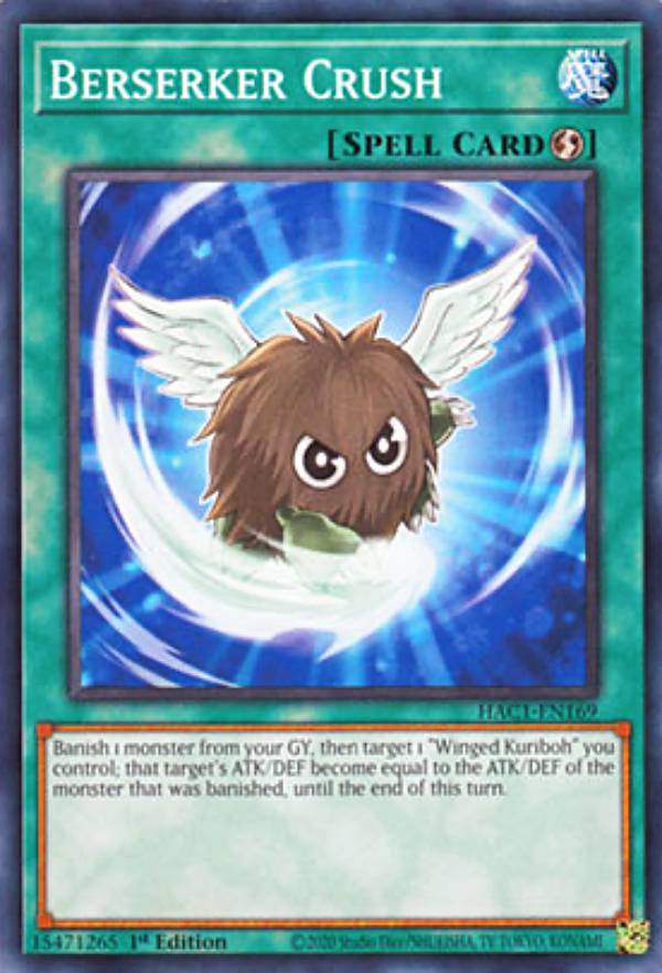 遊戯王 HAC1-EN169 バーサーカークラッシュ Berserker Crush (英語版 1st Edition ノーマル) Hidden Arsenal:Chapter 1【海外品 小傷がある場合もございます】