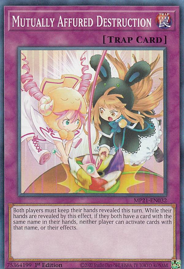 遊戯王 MP21-EN032 相視相殺 Mutually Affured Destruction (英語版 1st Edition ノーマル) 2021 Tin of Ancient Battles Mega Pack