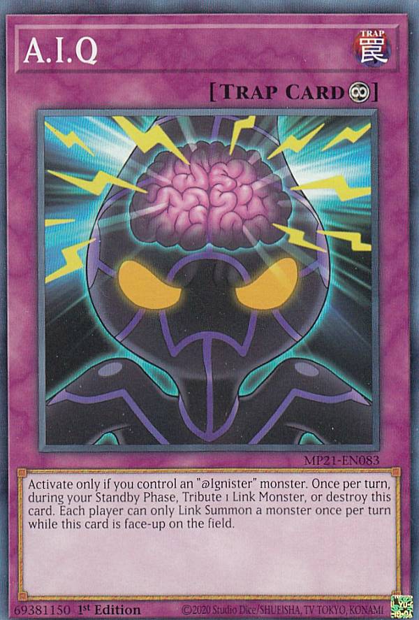 遊戯王 MP21-EN083 Ai−Q A.I.Q (英語版 1st Edition ノーマル) 2021 Tin of Ancient Battles Mega Pack