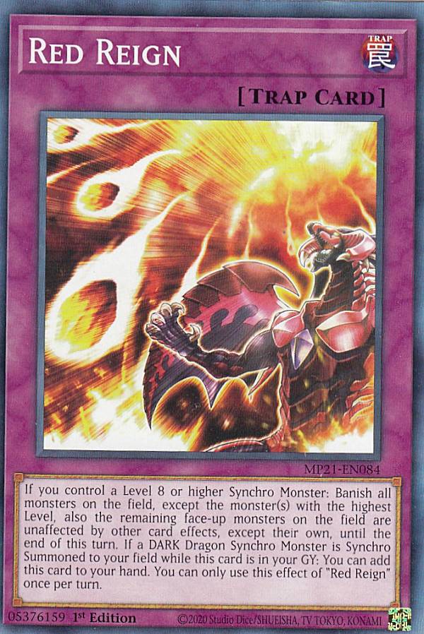 REALiZEۥӡȥ쥫2Ź㤨ͷ MP21-EN084 åɡ쥤 Red Reign (Ѹ 1st Edition Ρޥ 2021 Tin of Ancient Battles Mega PackפβǤʤ30ߤˤʤޤ