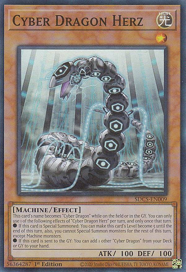 遊戯王 SDCS-EN009 サイバー・ドラゴン・ヘルツ Cyber Dragon Herz (英語版 1st Edition スーパーレア) Structure Deck Cyber Strike