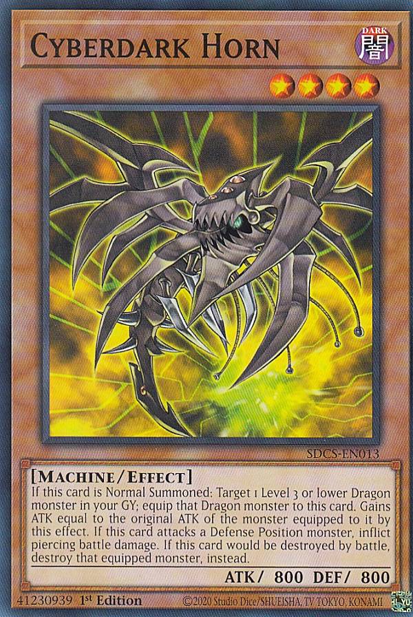 遊戯王 SDCS-EN013 サイバー・ダーク・